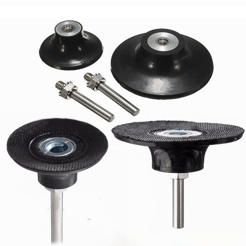 1″ 2″ 3″ 25 50 75mm Sanding Disc Holder Roll & Lock Rotary Pad Holder 1/4″ Shank