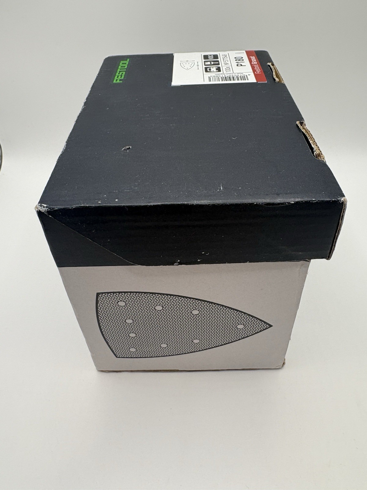 Festool Granat P180 Sandpaper Sheets 100x150mm Gray 100 Pack