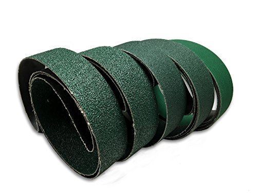 2 X 48 Inch Knife Sharpening Zirconia Sanding Belts – Coarse Grits – 6 Pack Asso
