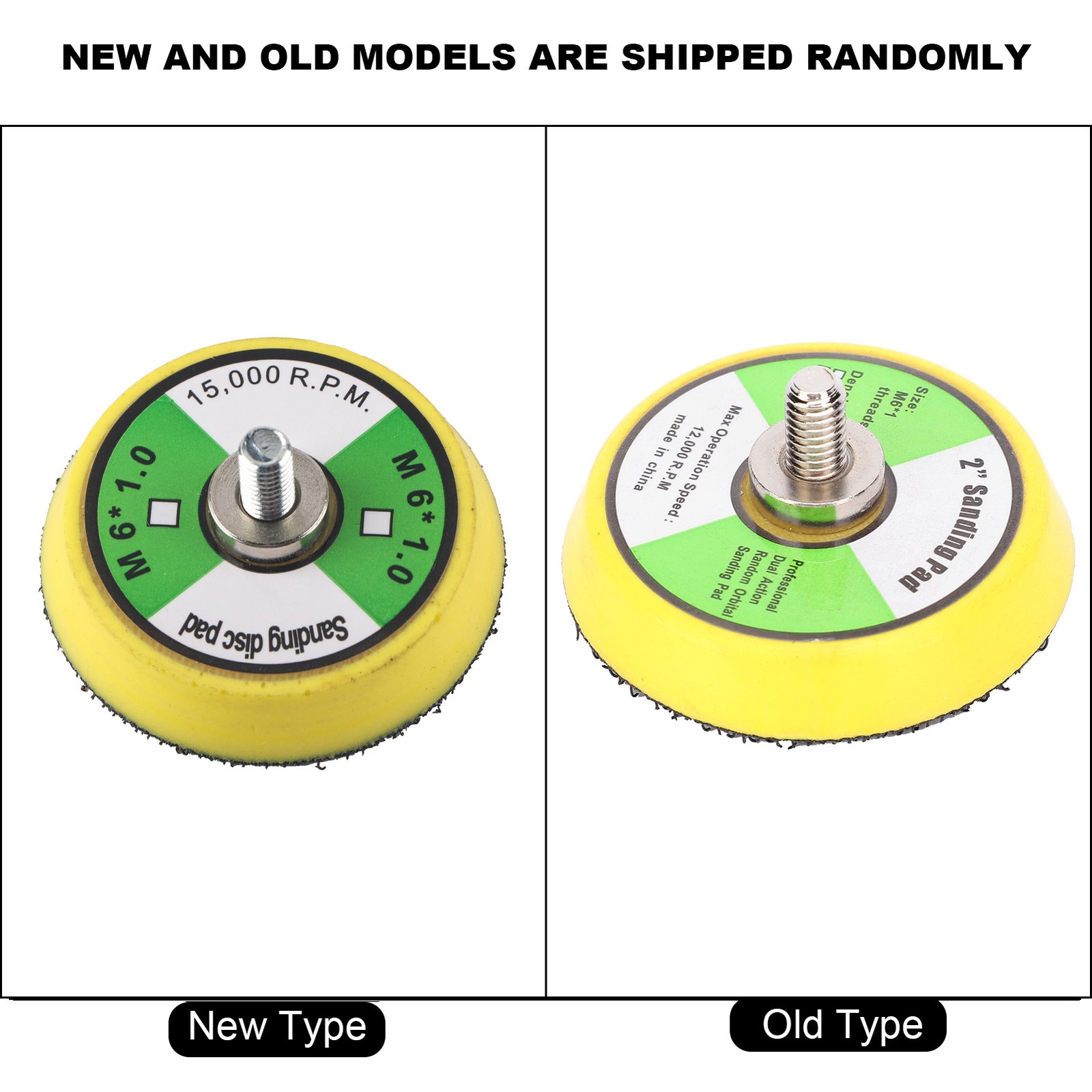 50mm/2in Air Sander Sanding Pad Grinding Polishing Sanding Disc Plate