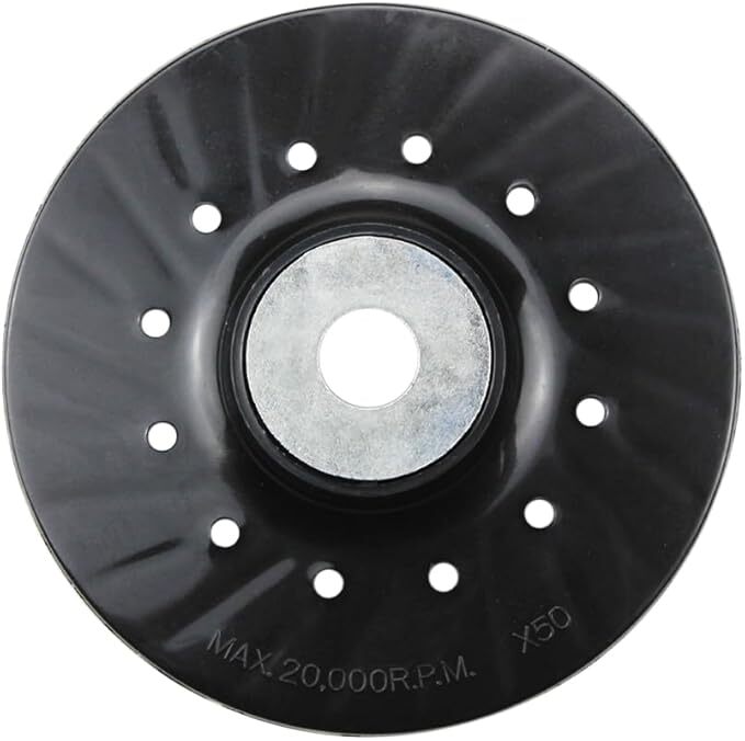 2 Pack – 5″ x 5/8″-11 Resin Fiber Disc Backing Pad w/ Lock Nut for Grinder 125MM