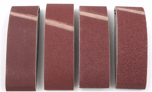 5PCS 4×36 In Sanding Belt 320 Grit SandPaper Aluminum Oxide deal for Wood Metal