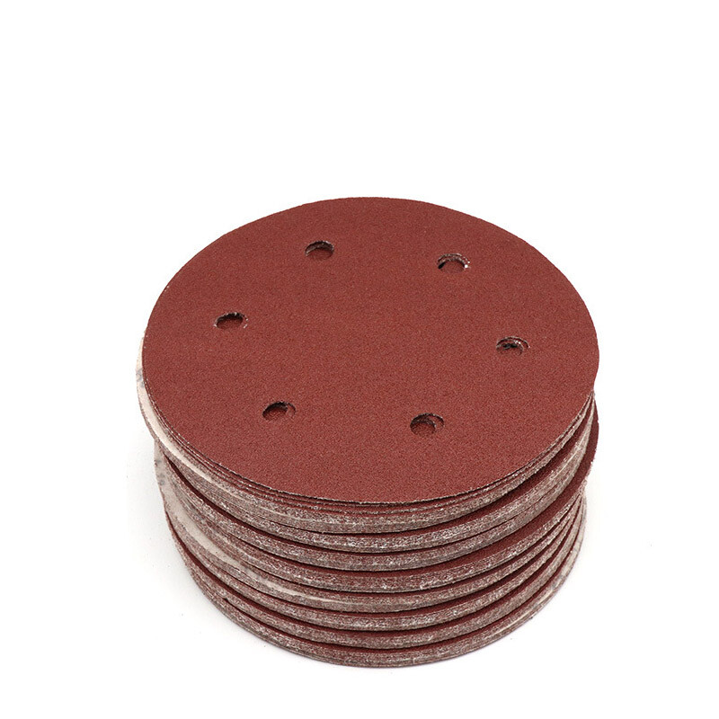 9inch Sanding Discs 40-2000 Grit Hook Loop 6-Hole Orbital Sander Paper Sandpaper