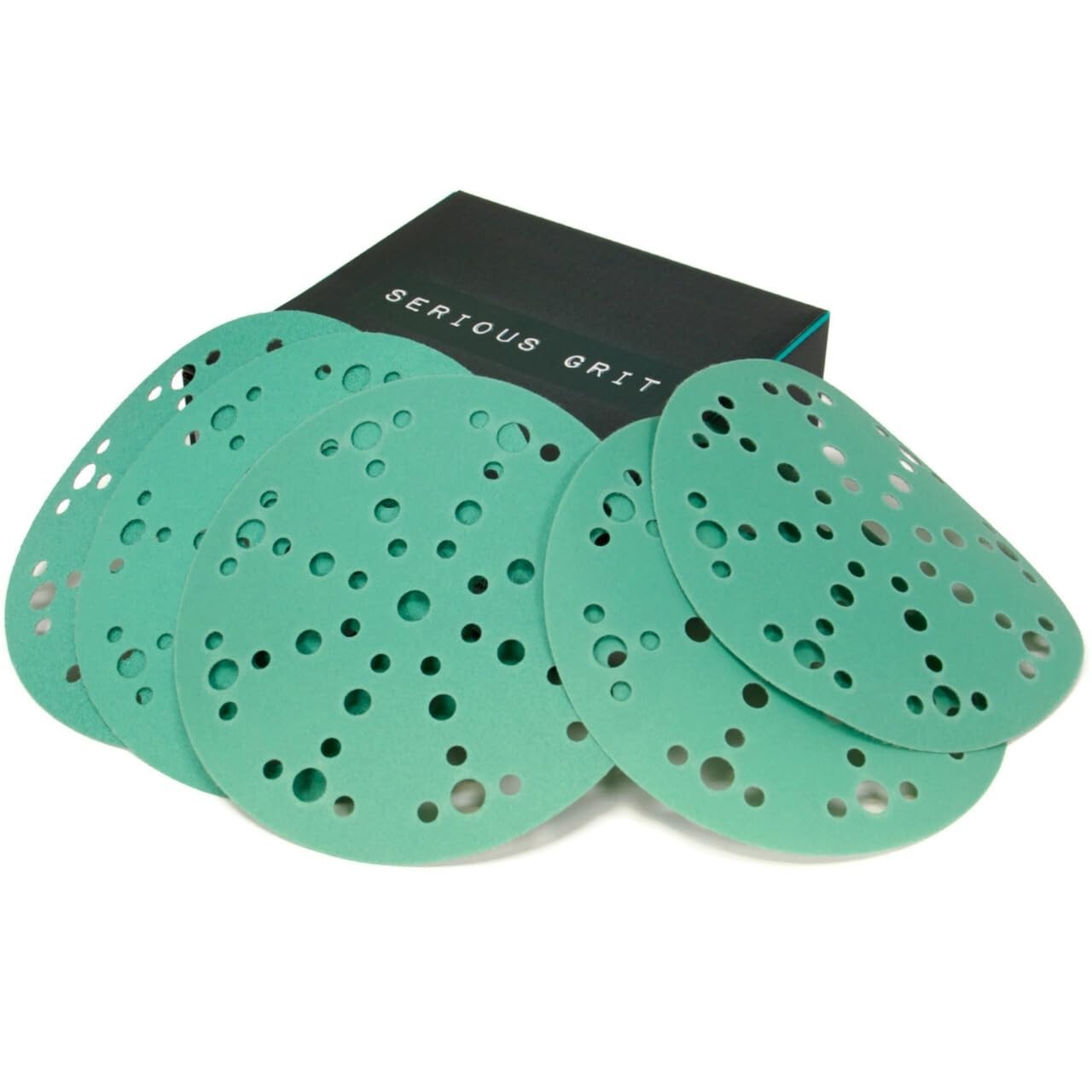 6-Inch 49-Hole Sanding Discs – Mixed Grits 80 to 220 for Festool Sanders