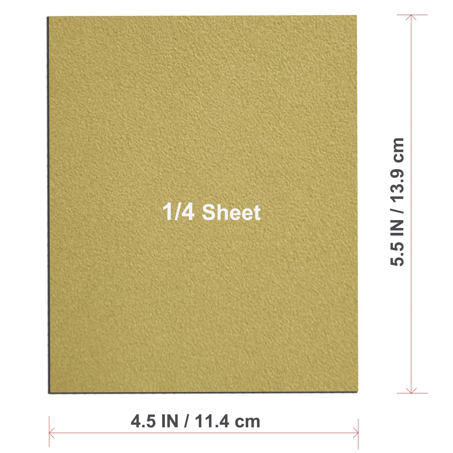 52Pcs 4.5×5.5 In 1/4 Sheet 80400 Grit Aluminum Oxide Block Sandpaper Kit