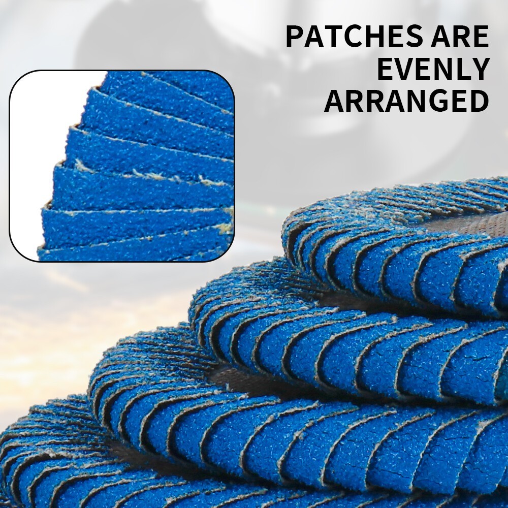 U-Shaped Flap Disc 4/4.5/5 Inch 60 Grit Angle Grinder Sanding Grinding Wheel
