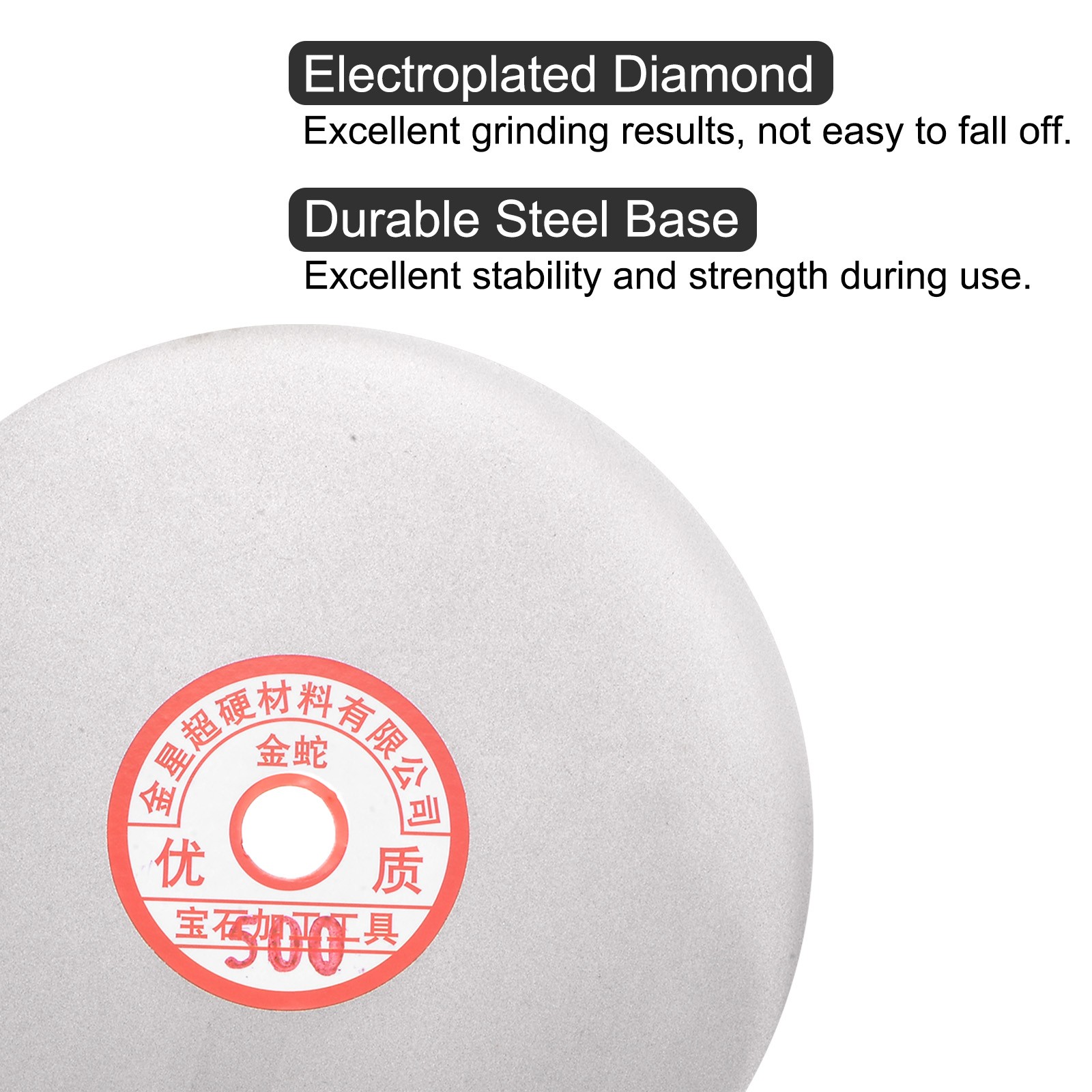 Diamond Sanding Grinding Disc 6″ Grit 500 5/8″ Arbor Hole Flat Lap Wheel Disk