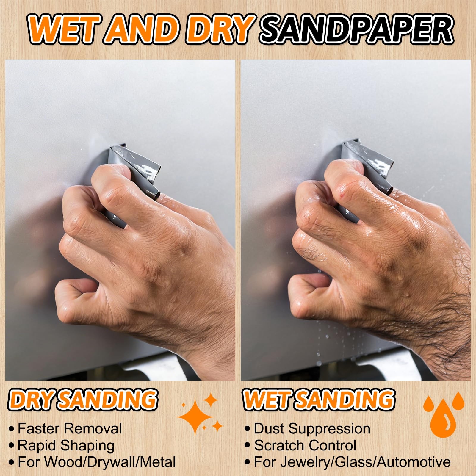30 Pcs Sandpaper Assortment 3000 Grit Wet Dry Sandpaper Sheets, 9 x 3.6 Inch …