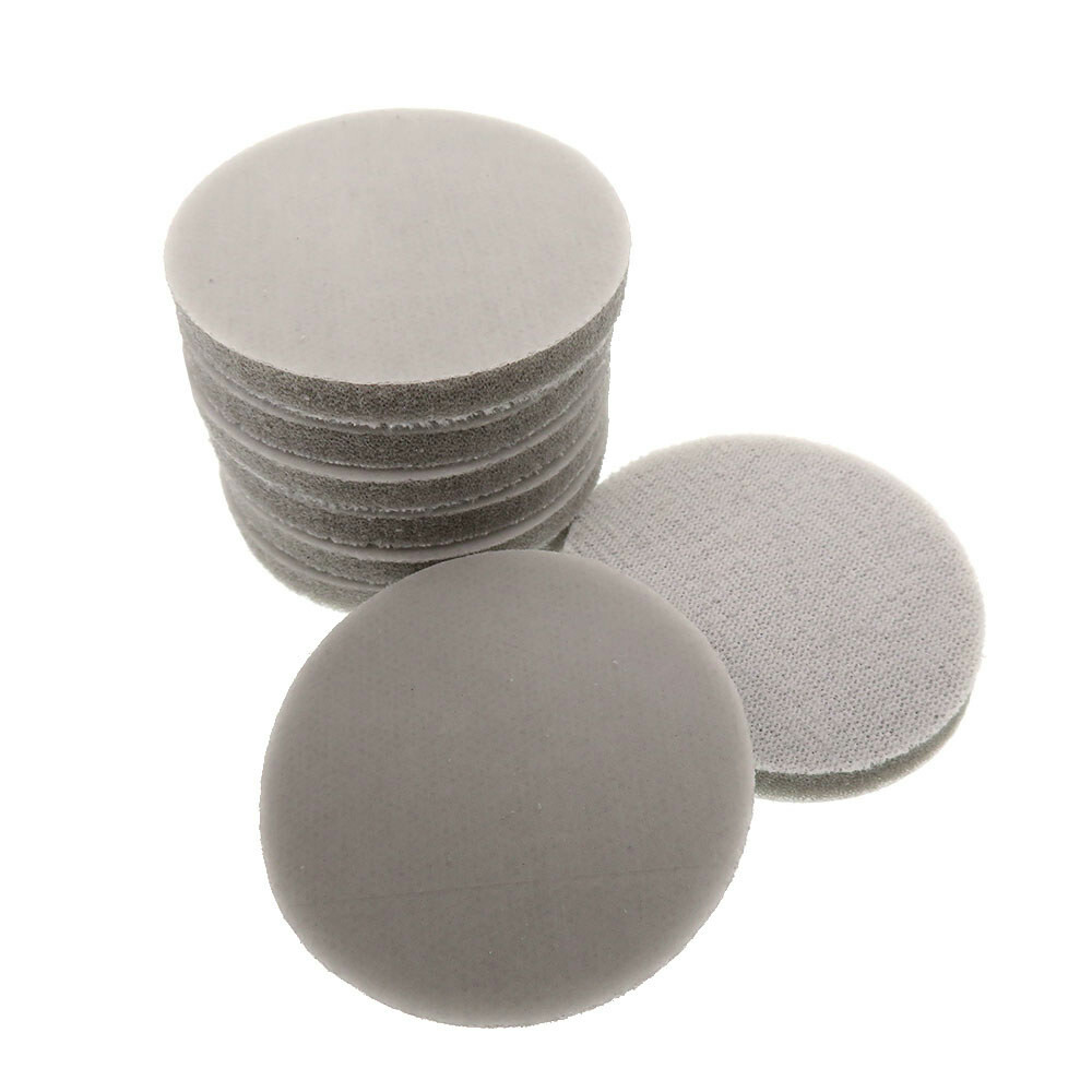 50mm Hook and Loop Sanding Foam Sponge Disc Pads Sandpaper Orbital 2 inch