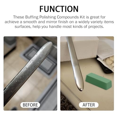 Mini Buffing Polishing Cutting 4 Oz. – Green Fine/White Medium/Red Coarse 3