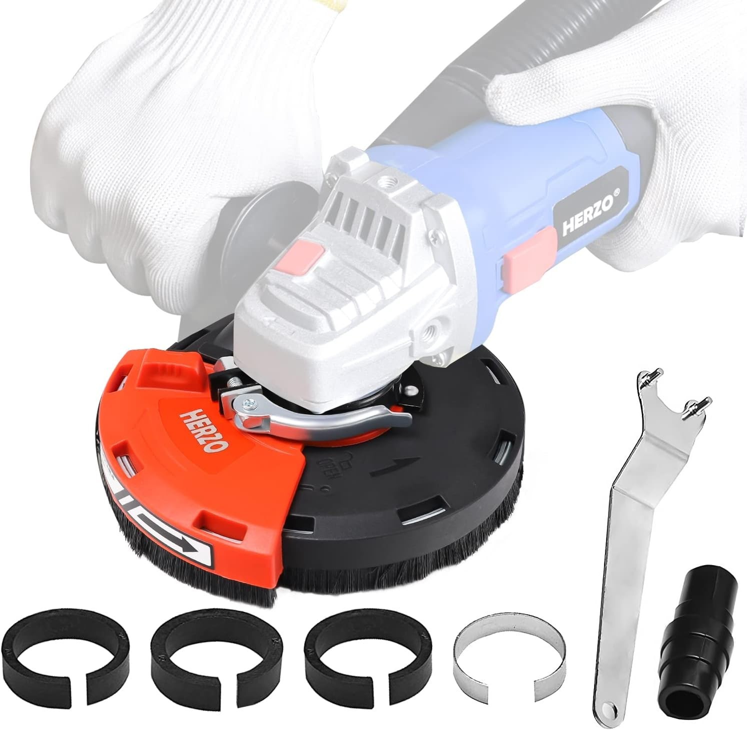 Dust Shroud for Angle Grinder 4/4.5/5 inch Universal Surface Grinding Shroud …