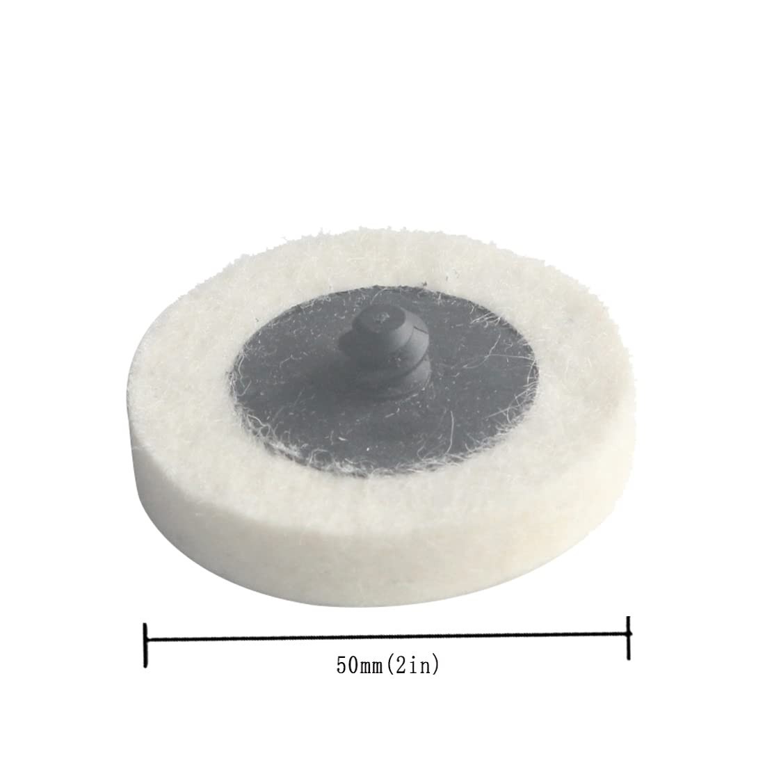 20 Pcs Surface Conditioning Quick Change Compressed Wool Felt Buffing Discs, …