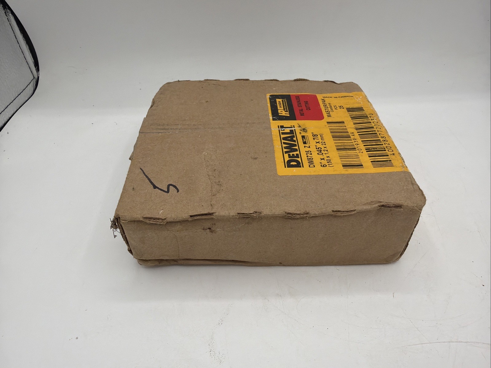 DEWALT, DW8725Z, 6″x .045×7/8″, Arbor Metal, Cut-Off Wheel, Box Of 25