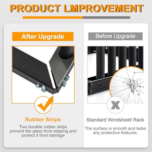 5-Lite Windshield Glass Rack 24-Inch Height Windshield Rack Auto Glass