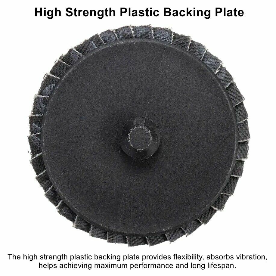 2 in R-Type Flap Sanding Grinding Discs Wheels 40 60 80 120 Grit for Die Grinder