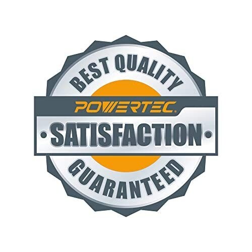 POWERTEC 110590 9″ PSA 120 Grit Aluminum Oxide Adhesive Sanding Disc, Pack of 10