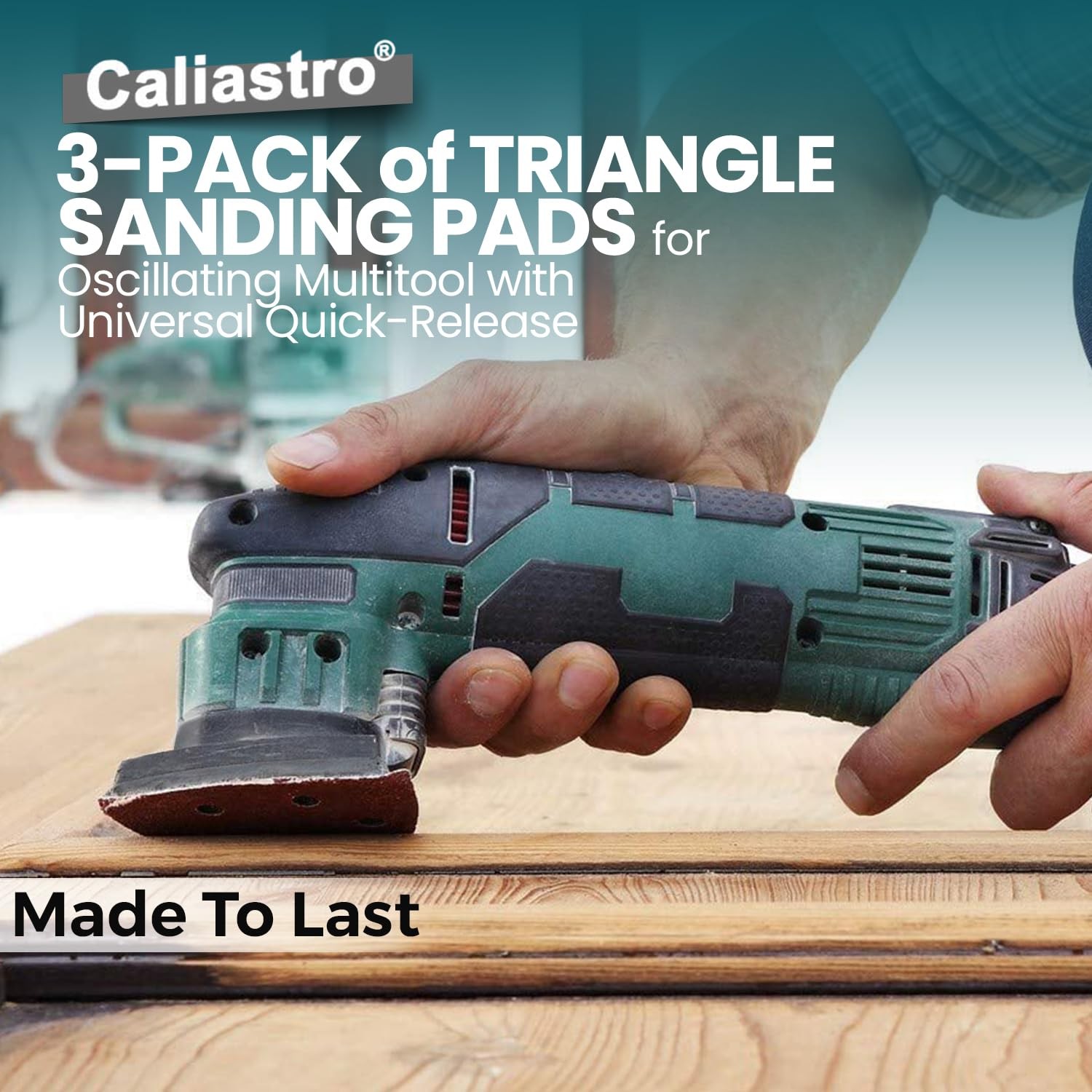 Triangle Sanding Pads for Oscillating Multitool with Universal Quick-Release…