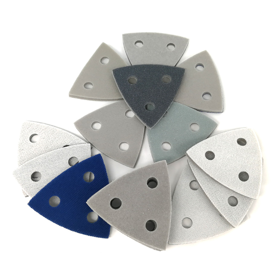 Wet and Dry Sandpaper Triangle Sanding Pads Oscillating Multi-tool 300~3000 Grit