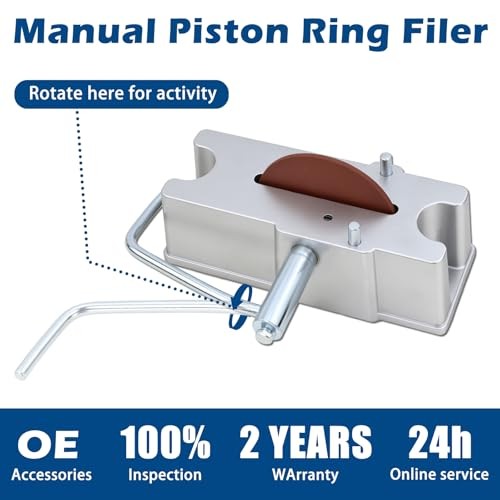 Manual Piston Ring Filer Includes 120 Grit Carbide Grinding Wheel 66785