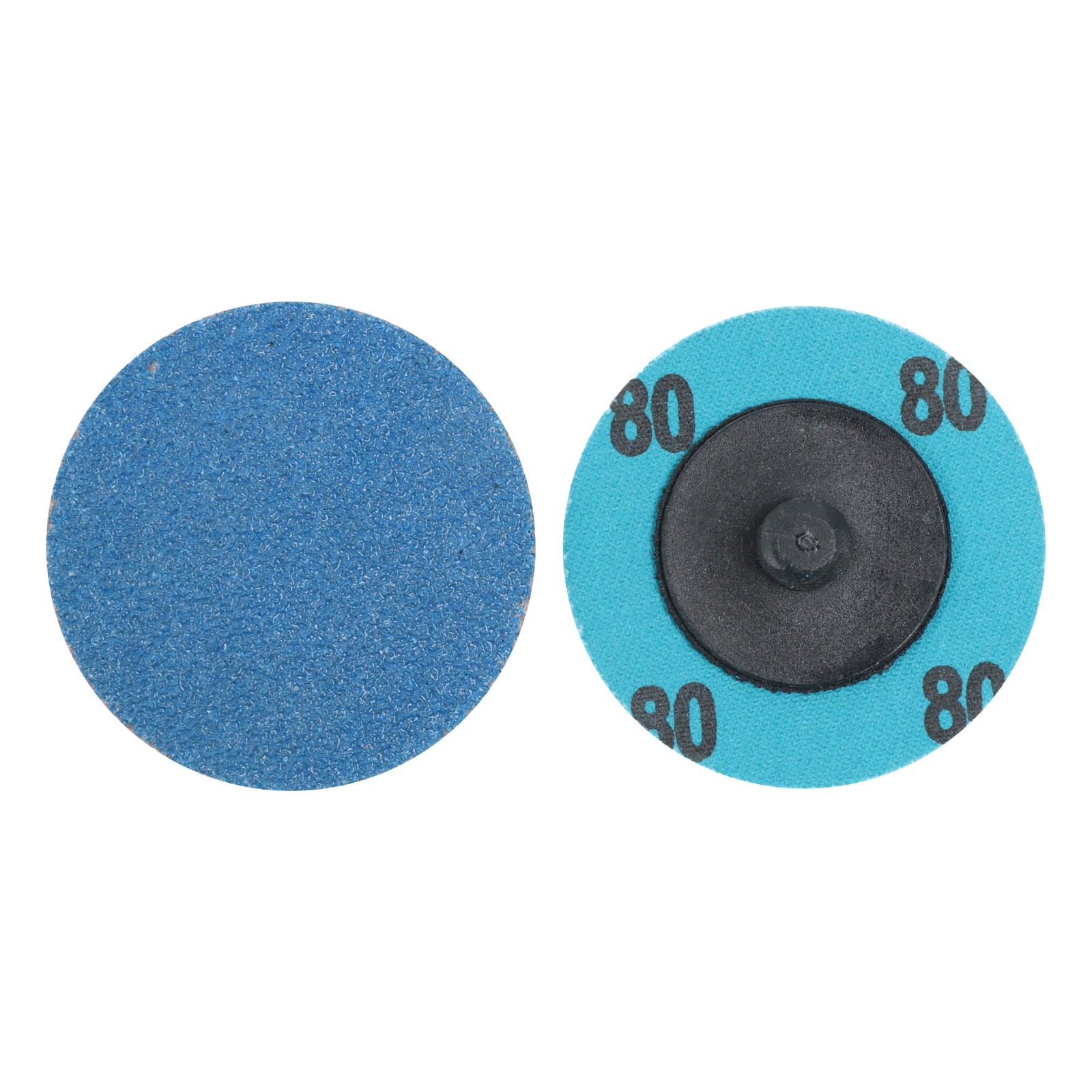 2 Inch Roll Lock Quick Type Change Sanding Discs 36/60/80 Grit Set of 80