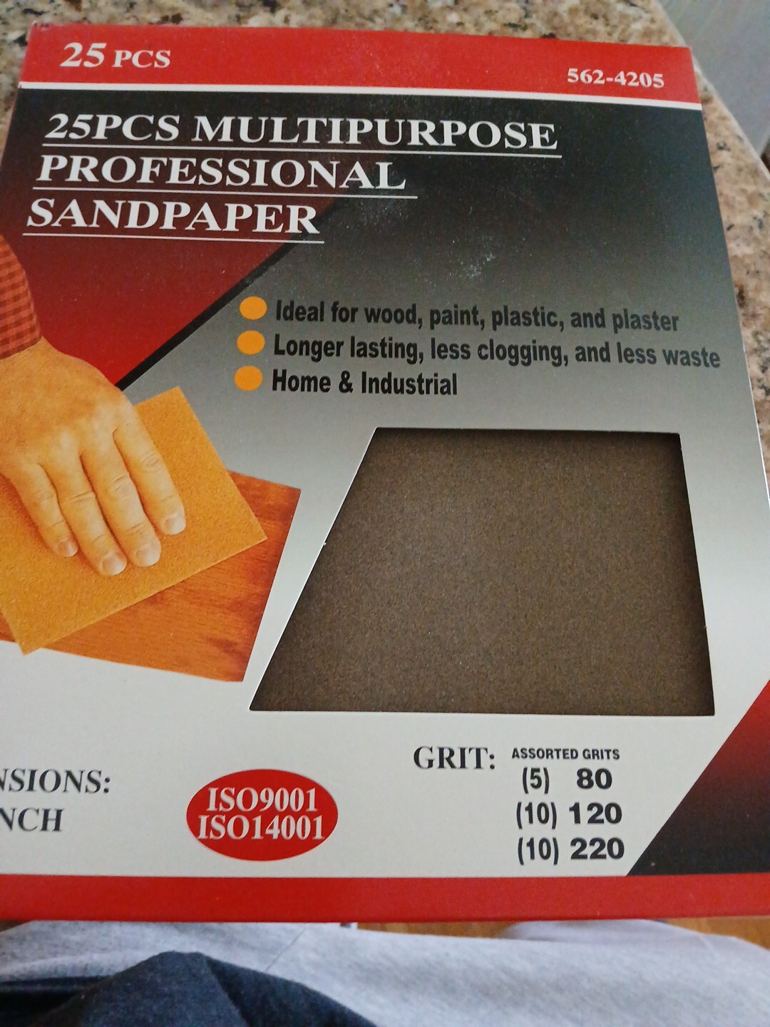 25 PCS Sandpaper Sandpaper Assortment Sandpaper for Wood Metal Furniture Hand…