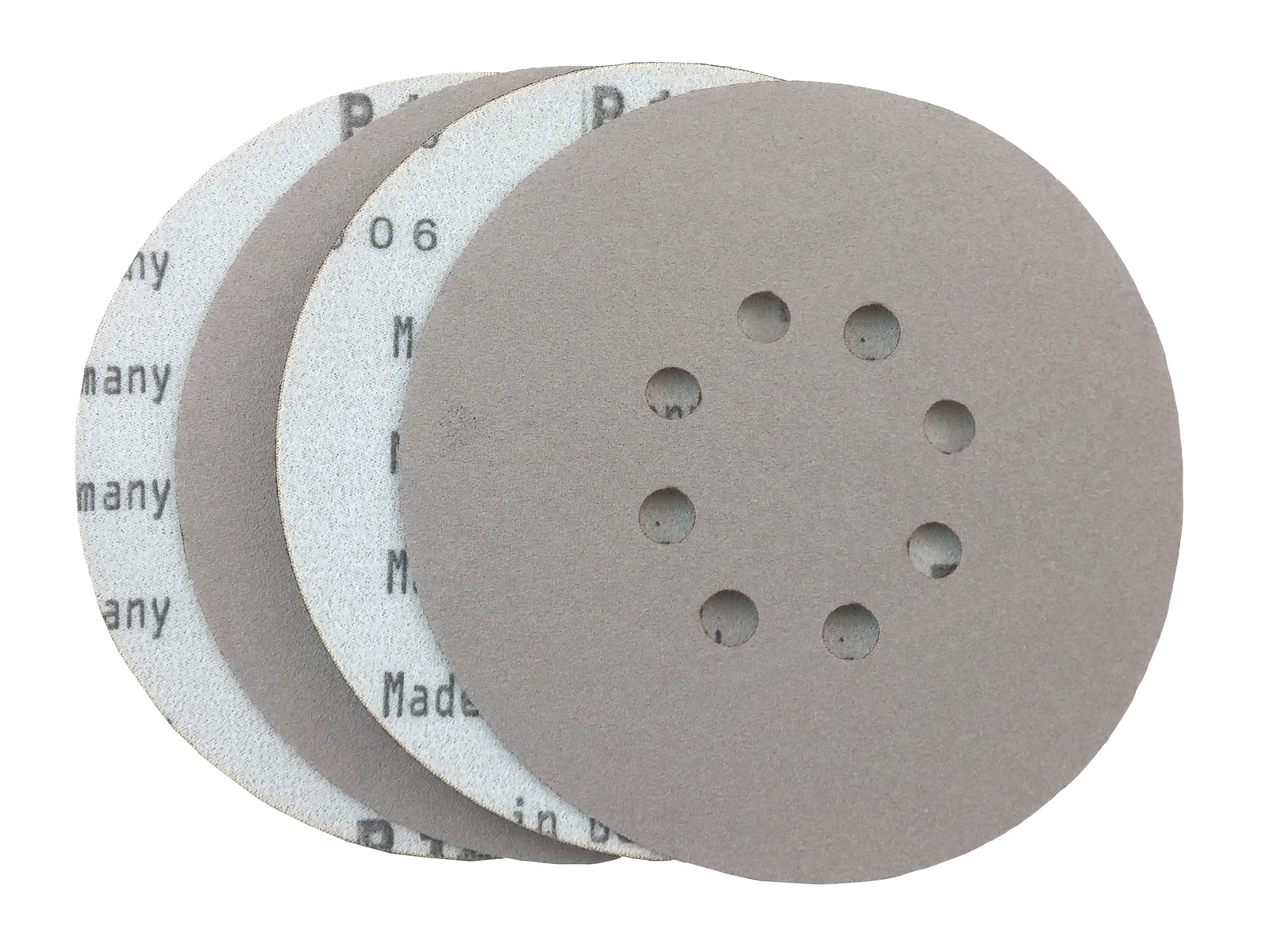 6″ X 8 Hole Platinum Film Hook and Loop Grip Sanding Discs (25 Pack, 1000 Grit)