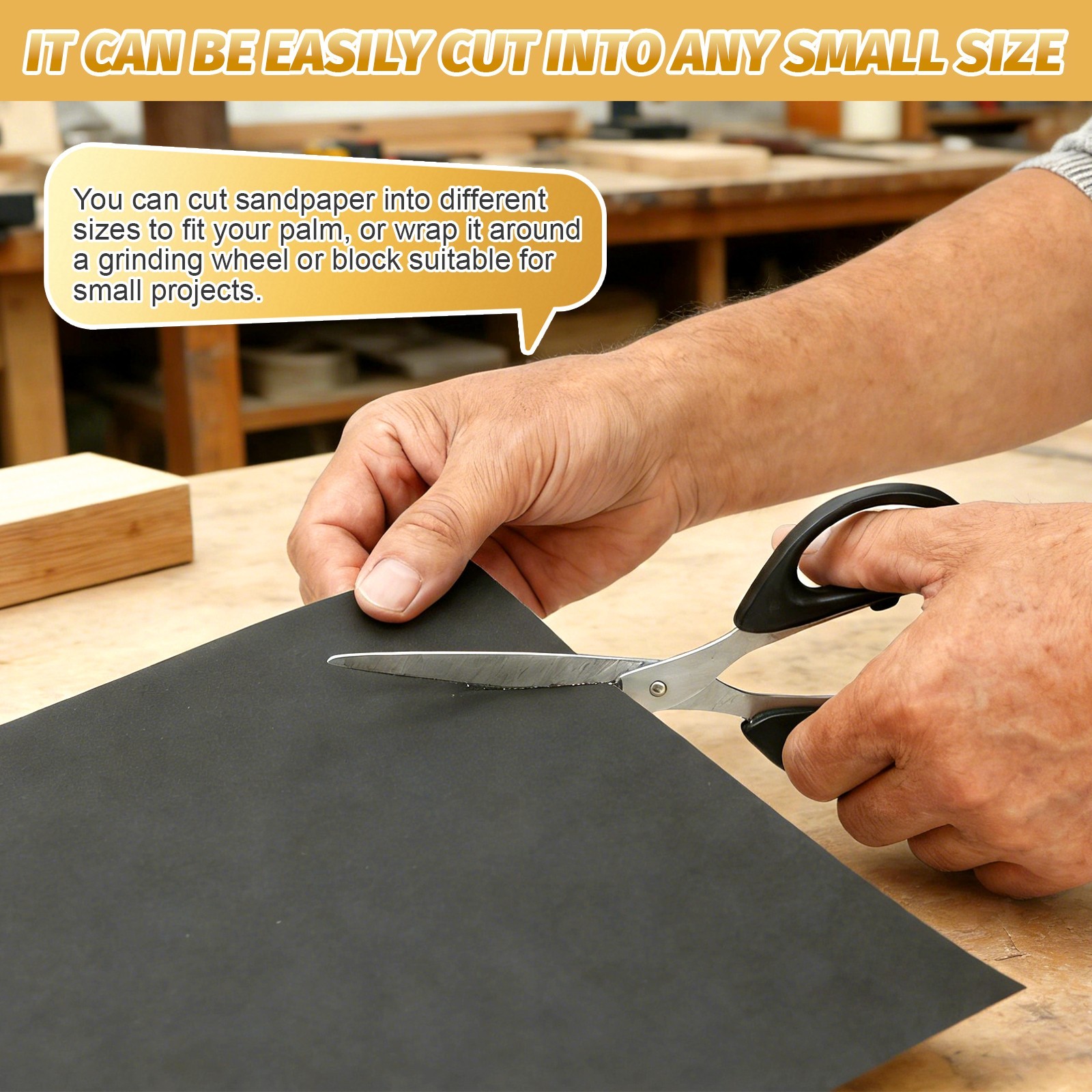 Waterproof Wet Dry Sandpaper Multi Grit Abrasive Sheets for Metal Wood & Plastic