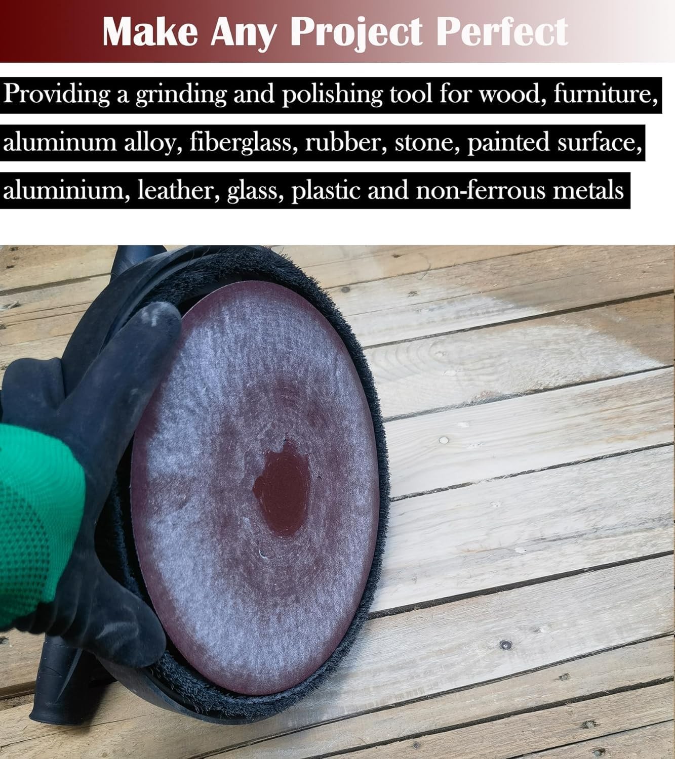 20 Pack 7 Inch 80 Grit Hook and Loop Sanding Discs Aluminum Oxide Sandpaper