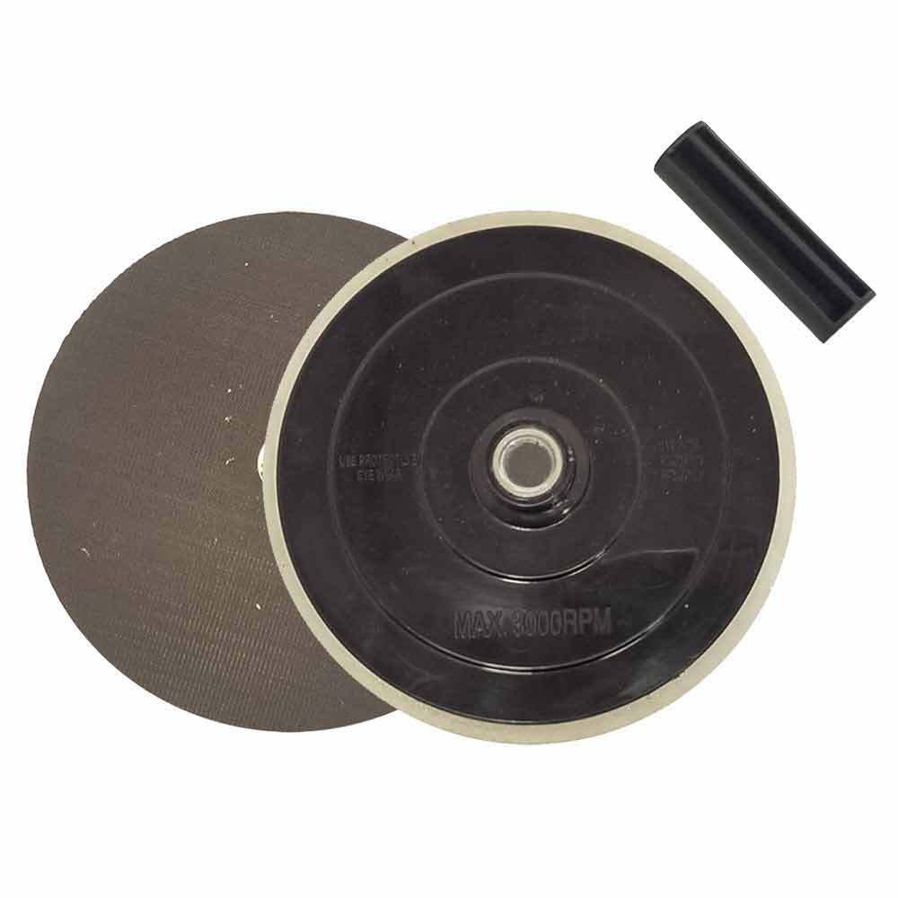 RSP35 7-Inch Hook and Loop Back-Up Pad with 5/8 Inch-11 UNC Female Mount Hole
