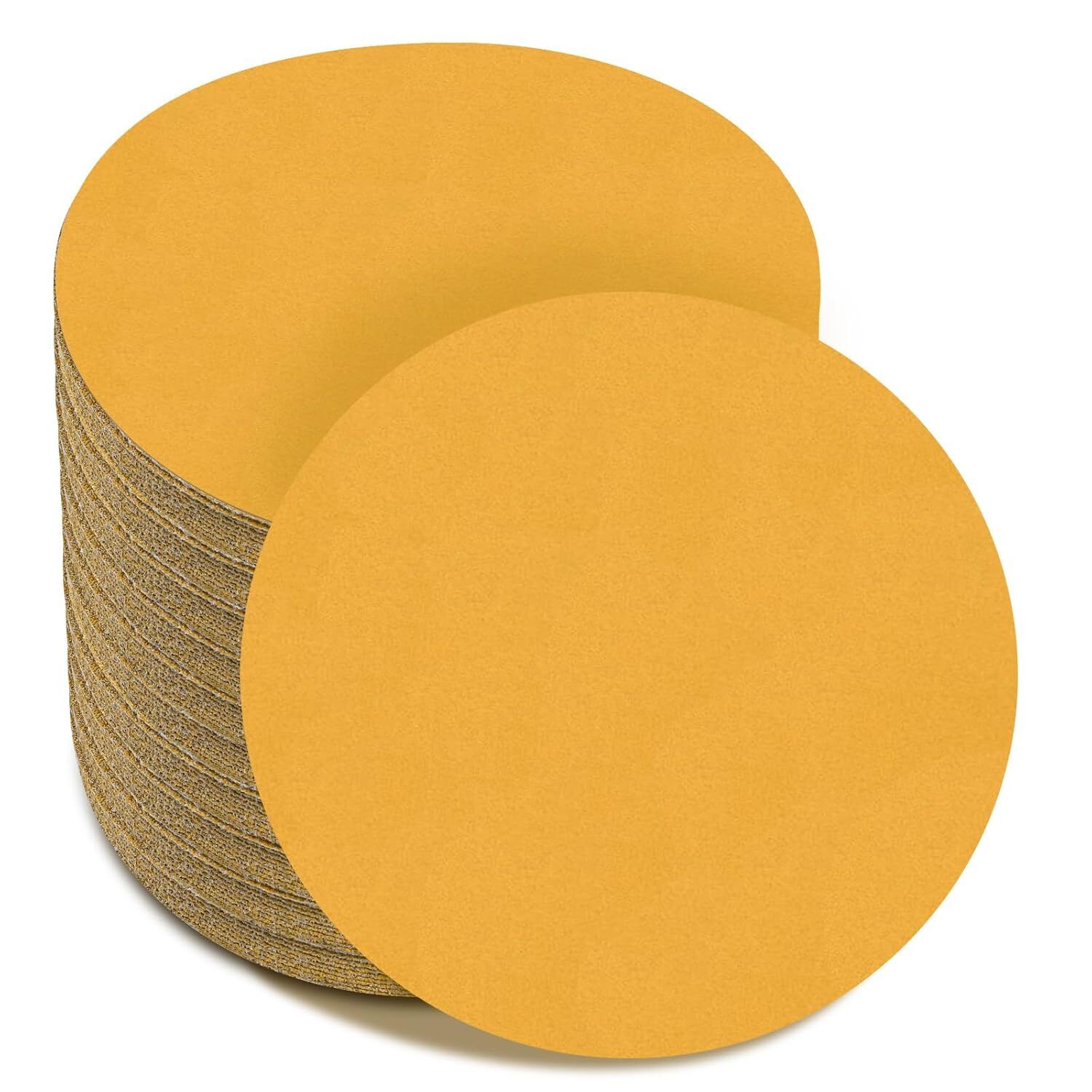 10 PCS 9 Inch / 230MM 60 Grit Wet and Dry Sanding Disc No Hole Orbital Sandpaper