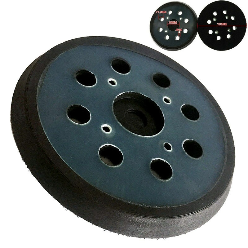 1pc 5″Hook and Loop Sander Pad Replacement 8 Holes Sanding Backing Polishing Pad