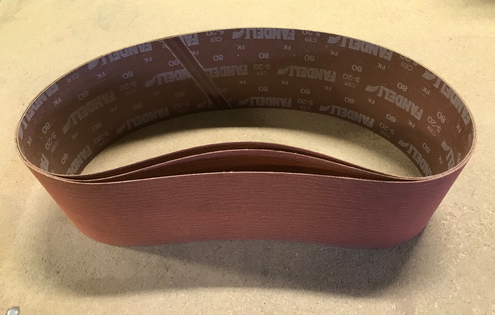 PREMIUM CERAMIC, Y-WEIGHT SANDING BELTS 6″ X 48″, 2 – PACK, 80-GRIT
