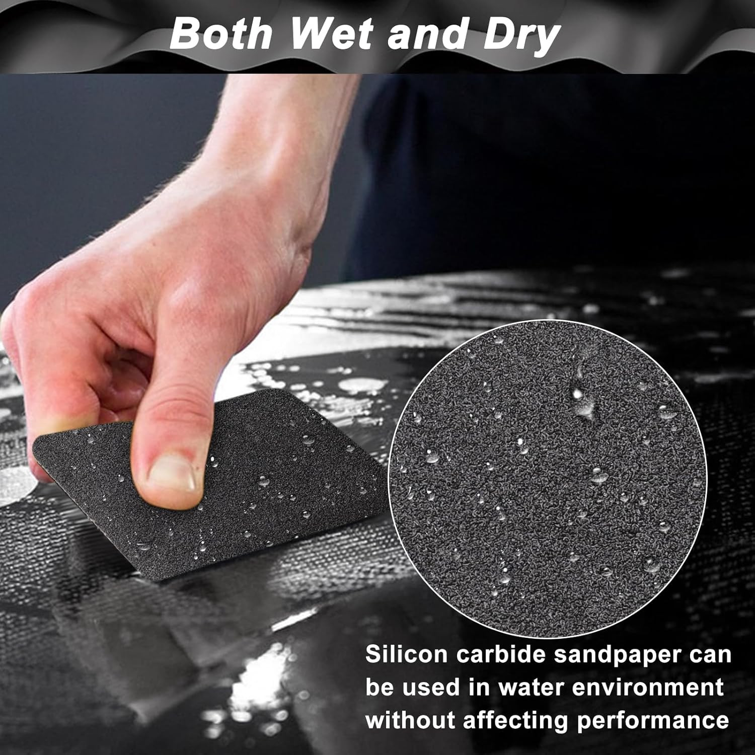 600 Grit Sandpaper Roll, 3-2/3″ Wide 11 Yard Wet Dry Silicon Carbide Longboard S
