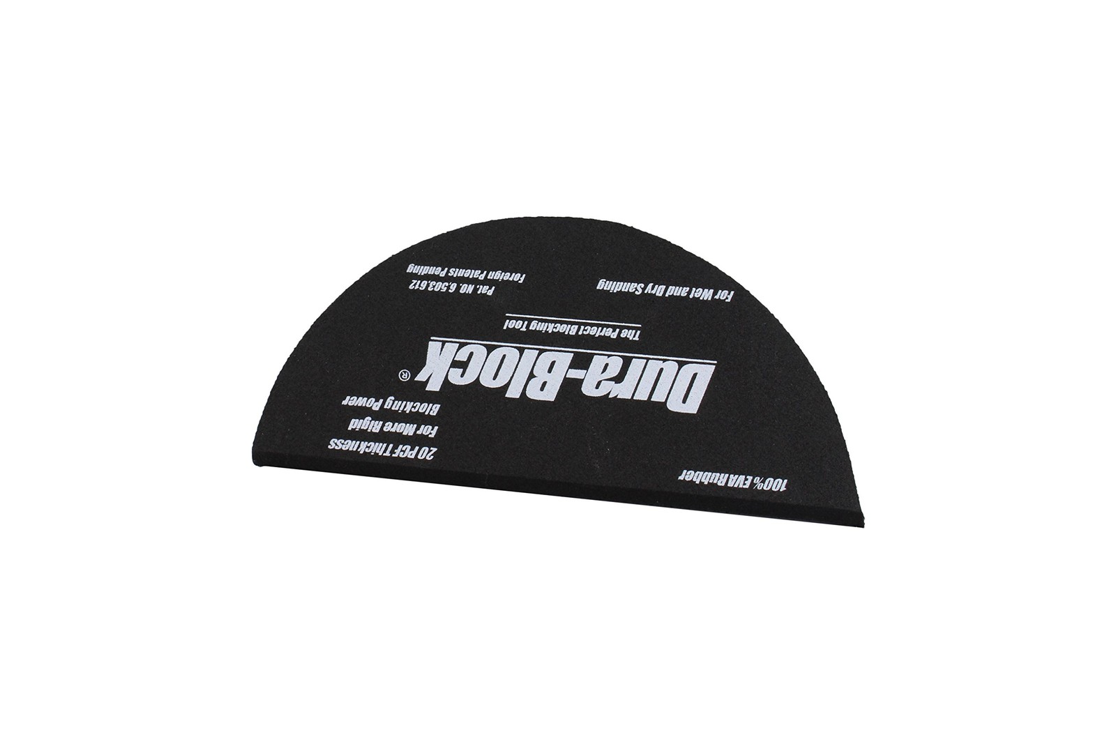 Dura-Block AF4411 Black Dura-Disk Sanding Block 6 x 2.5 x 0.625 inches,