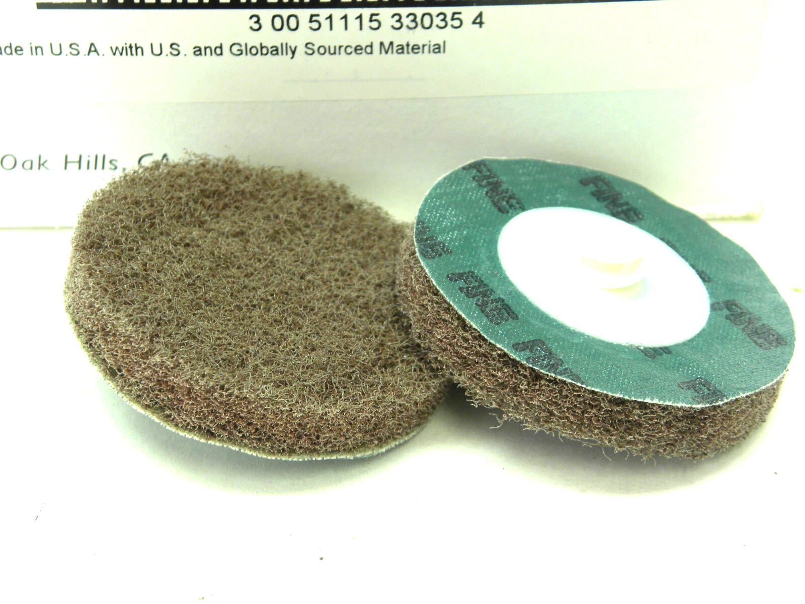 50 pcs – USA Standard Abrasives Quick Change TR Buff and Blend GP Disc A/O Pad