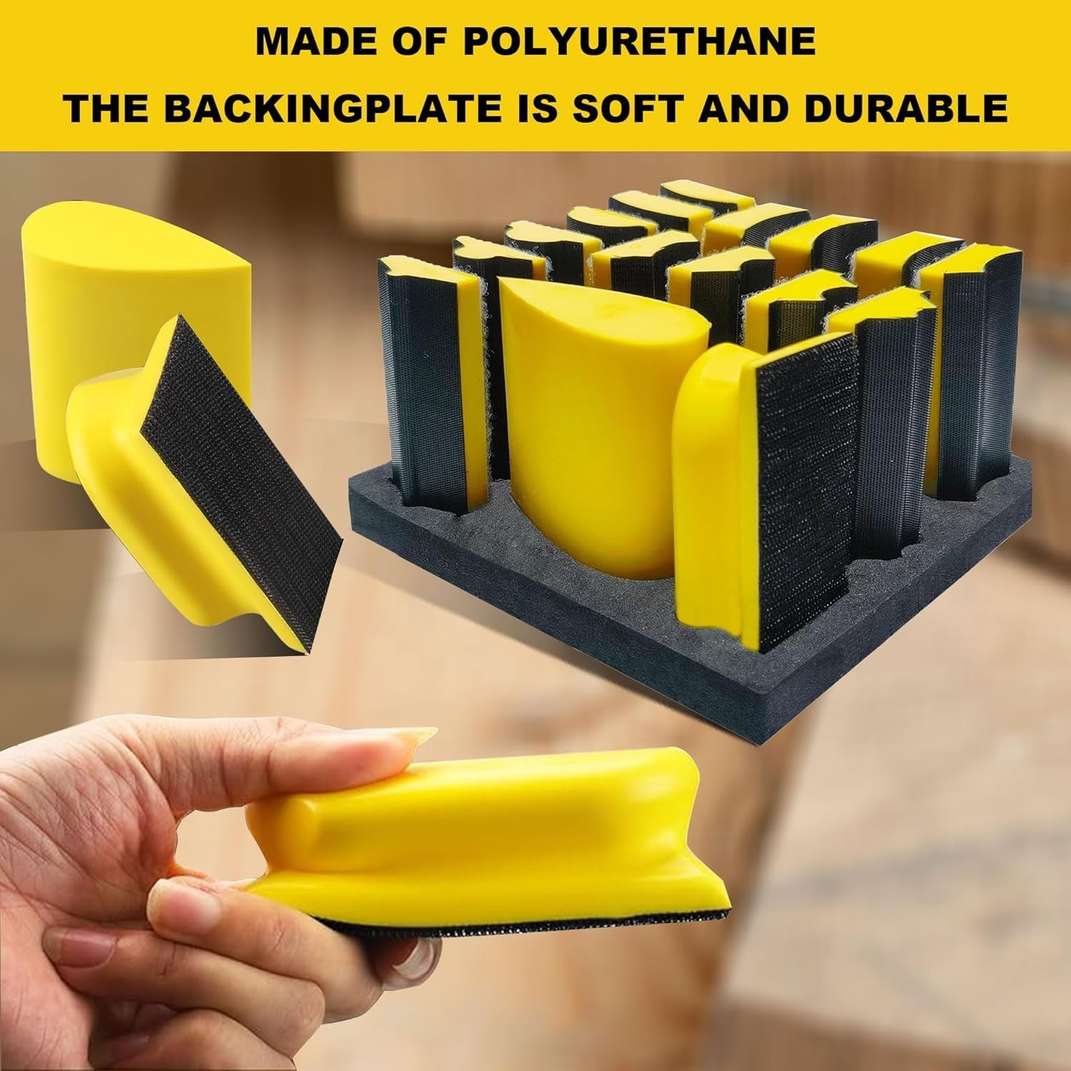 Interchangeable Contoured Sanding Pad Kit
