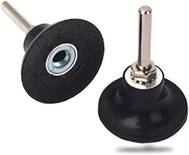 4pcs Roll Lock Disc Pad Holder 2inch Diameter 1/4″ Shank, Sanding Polishing M…