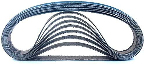 Starcke Premium 3/8 x 13 Inch Sanding Air File Narrow Belts Zirconia