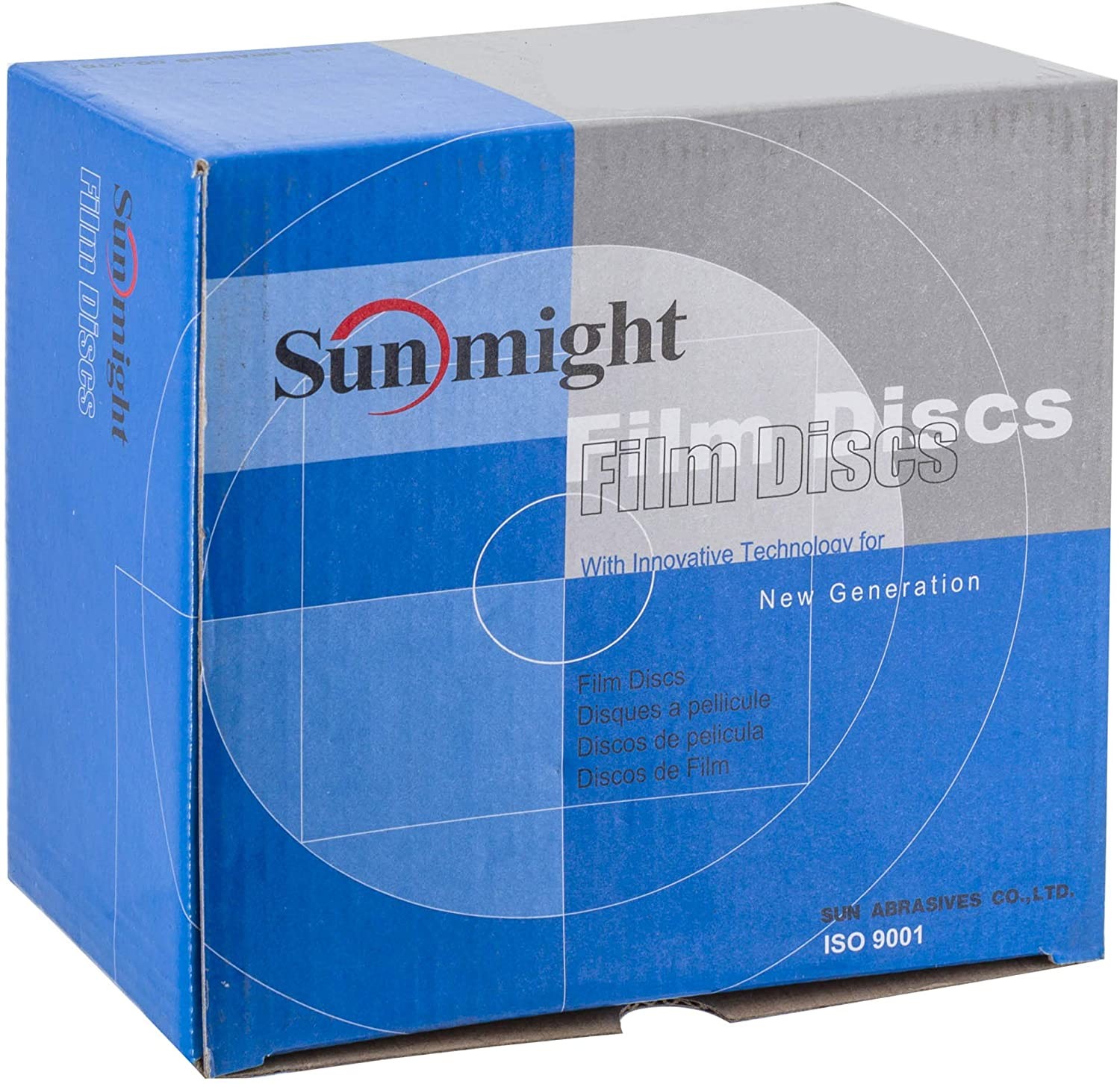 Sunmight Film 6″ 400G Grip No Hole Disc, 01416, 50 Discs
