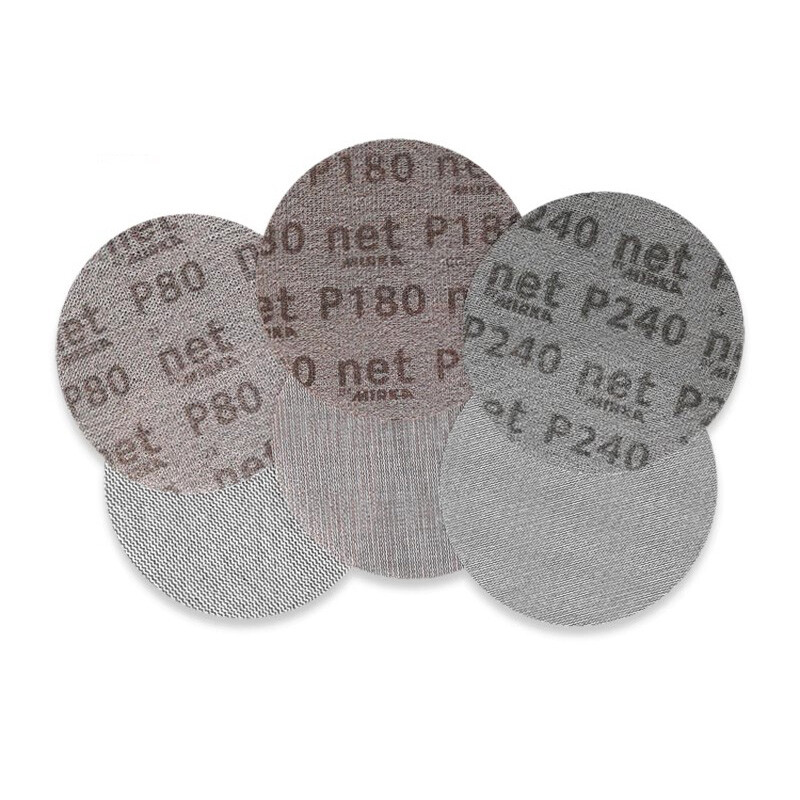 6 Inch 150mm Mesh Abrasive Dust Free Sanding Discs Sandpaper Dry Use 80# – 1000#