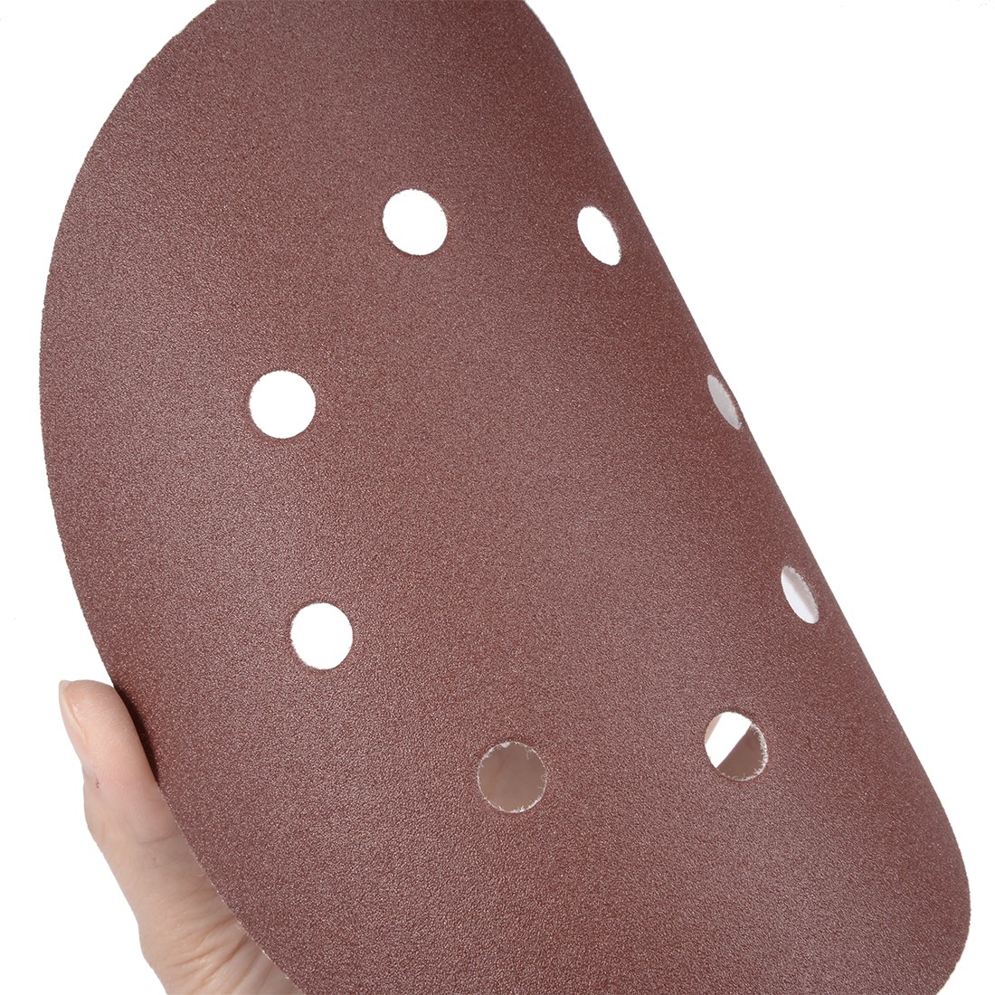 10Pcs 7 Inch 8 Hole Hook and Loop Sanding Disc 150 Grit Flocking Sandpaper
