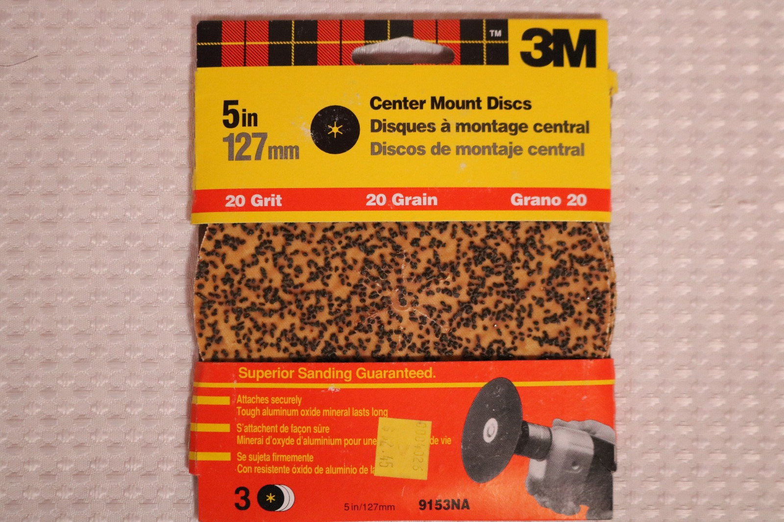 35 PACK Center Mount Sanding Discs – 3M 5 inch – 80 50 120 20 Grit – Dad Gift 🎁