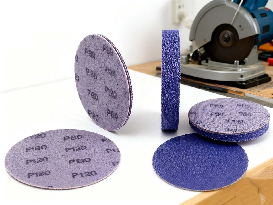 50PCS 6″ 150mm Ceramic Anti-Clogging Mesh Sanding Discs P220 ,for Metal/Wood