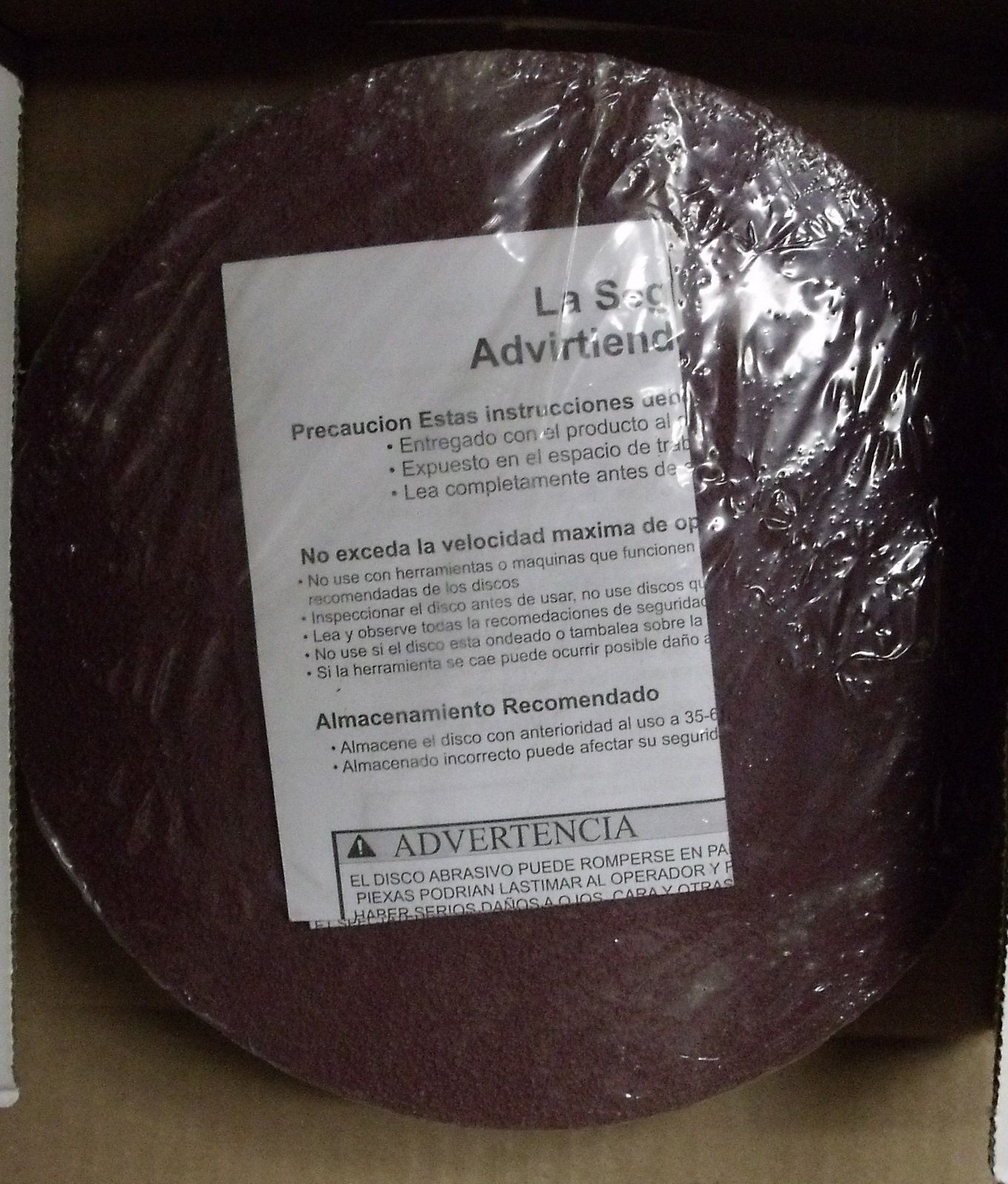 Bosch T4243 7″ AO Fiber Resin Sanding Disc 50 Grit 25-pack 7/8″ Arbor Canada