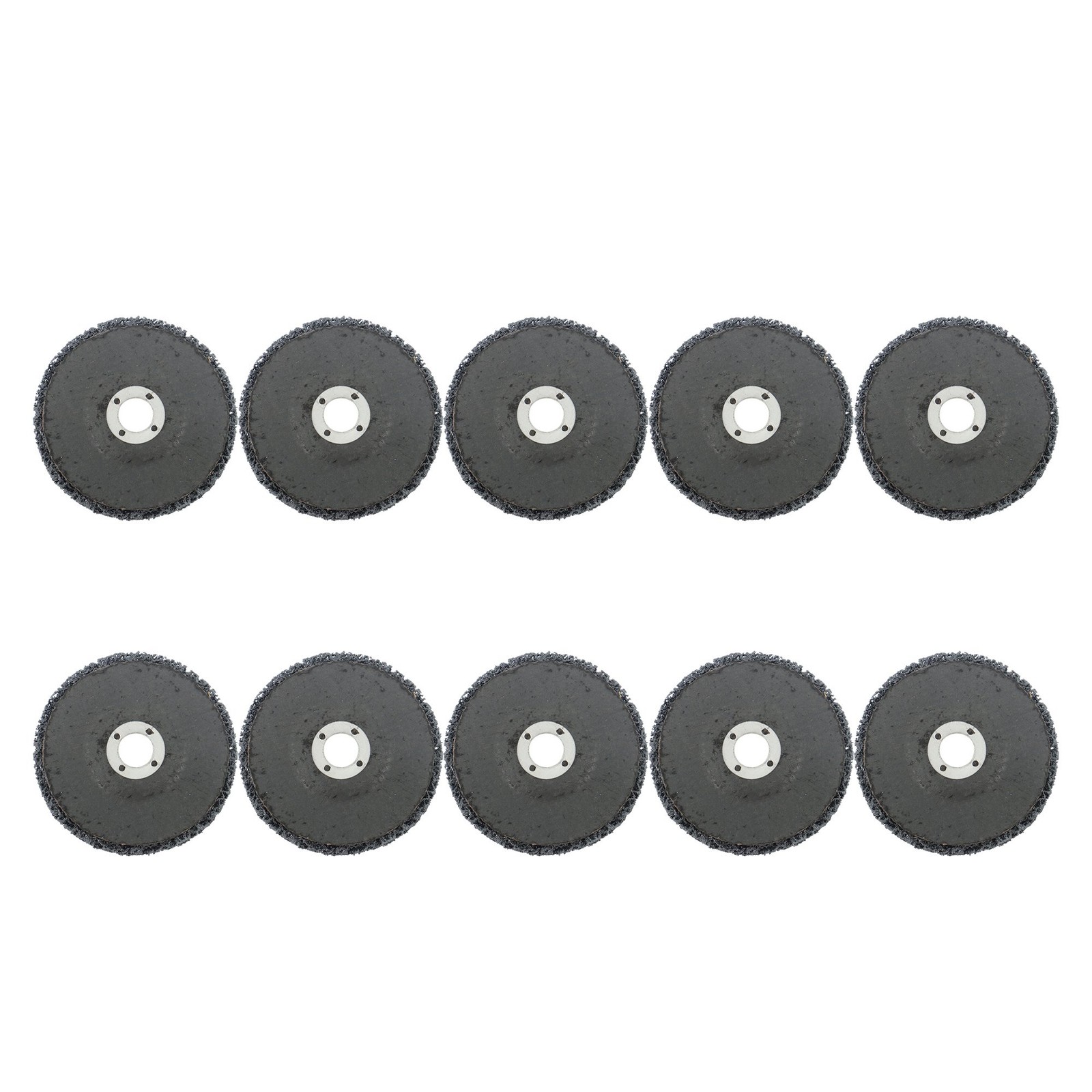 10 Pcs 4 Inch x 5/8 Inch Black Abrasive Wheels Grinding Discs for Angle Grinder