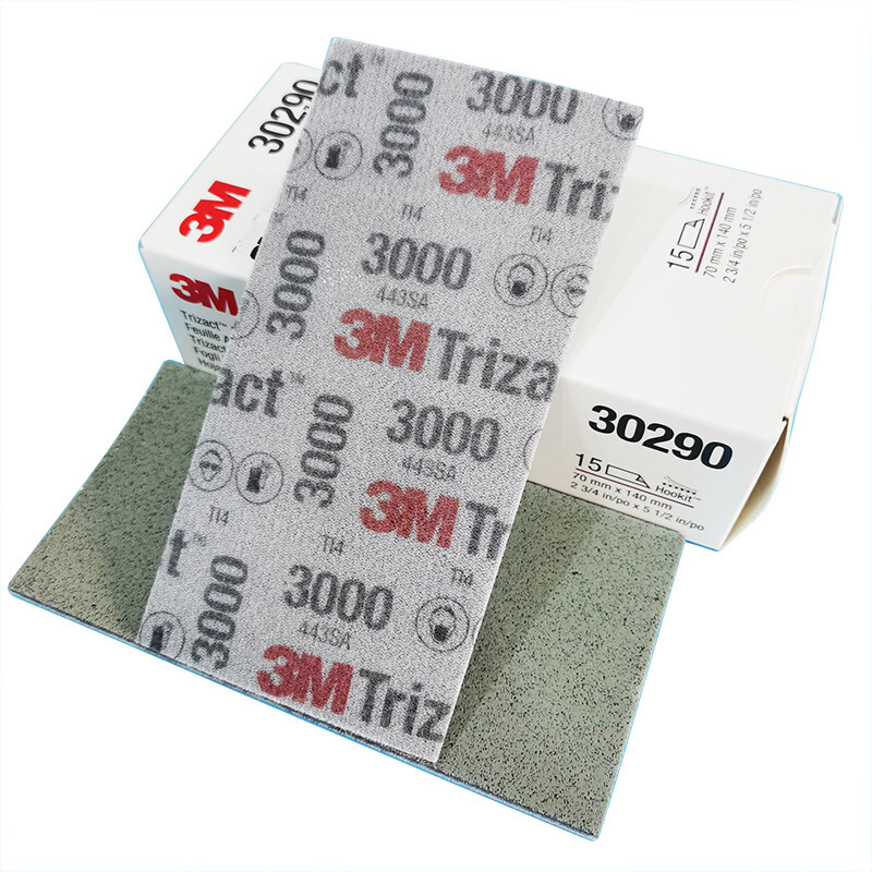 3M Trizact Hookit 2 3/4 in. x 5 1/2 in. Foam Sheets 15PCS/Box