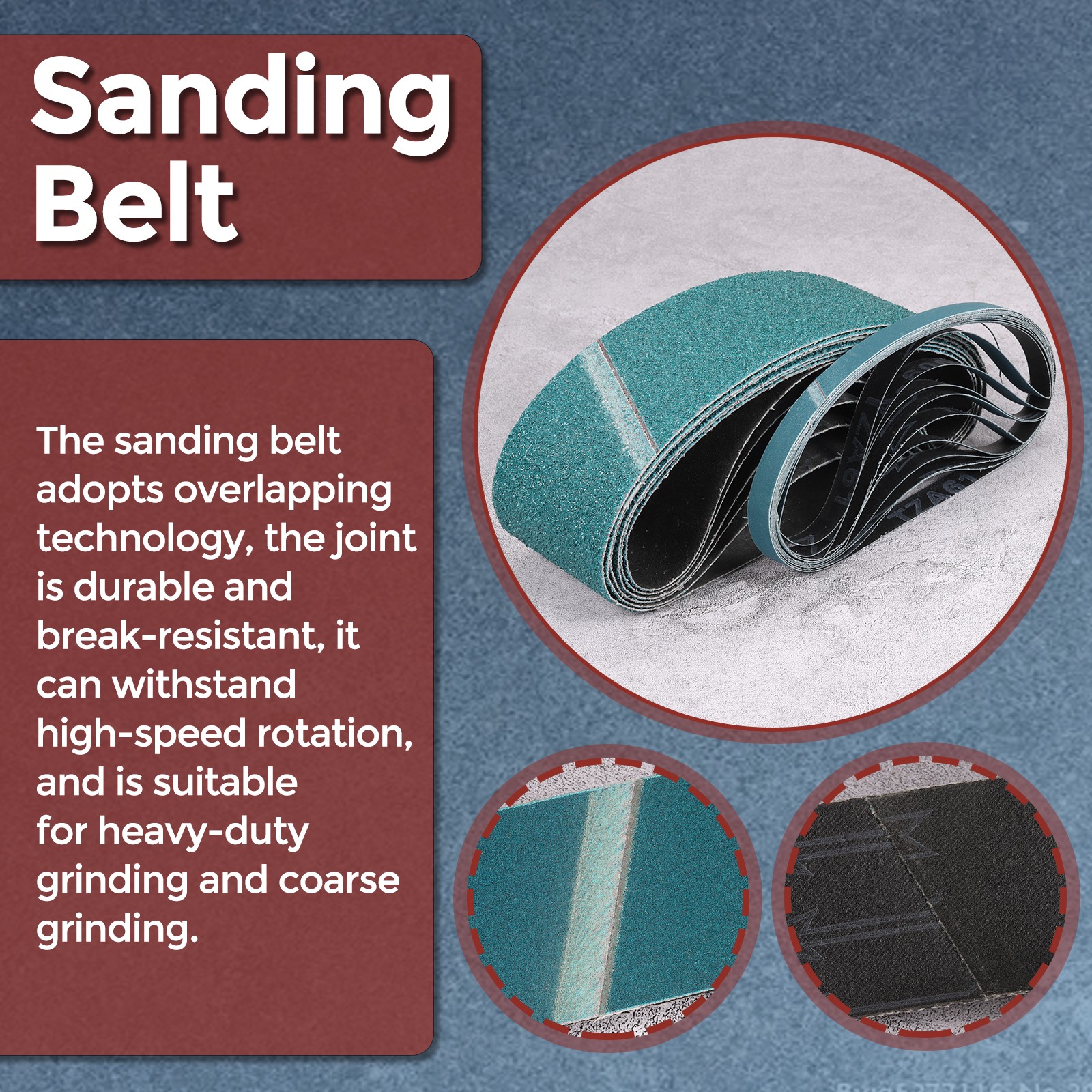 24Piece Sanding Belt Sets,4″ x 36″ 40/60/80/120 Grit Zirconia Material for Knife