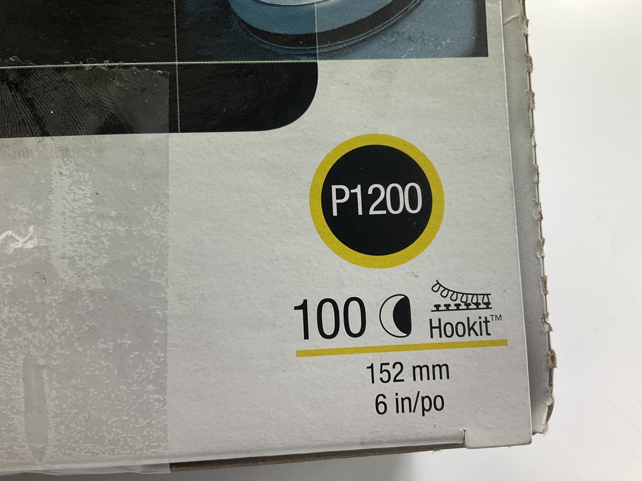 3M 00968 6″ 260L Hookit Finishing Film Sanding Disc, P1200 Grit (Box Of 100)