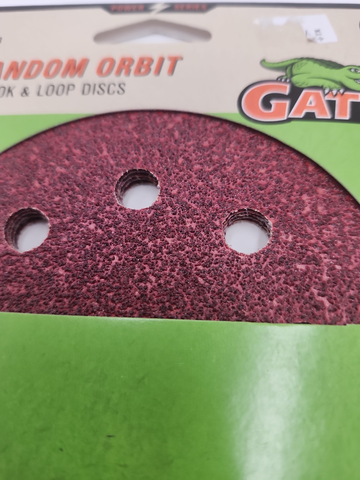 Gator 2pk 23725 60 Grit Coarse Hook & Loop Sanding Disc 5 Dia. in.