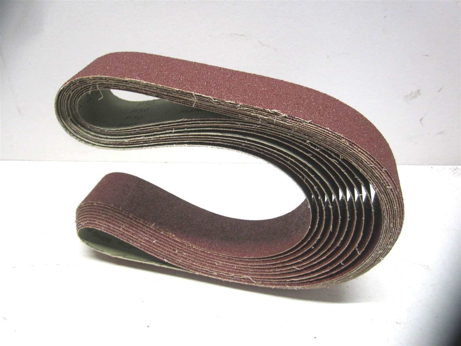 2″ x 48″ A/O 50 Grit Abrasive Belt – Pack of 10
